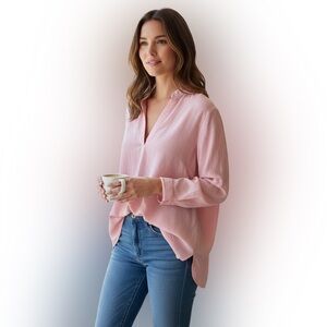 Zanzea Blush Pink Women's Blouse